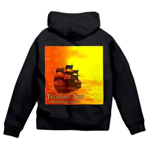 TREASURE SHIP Zip Hoodie