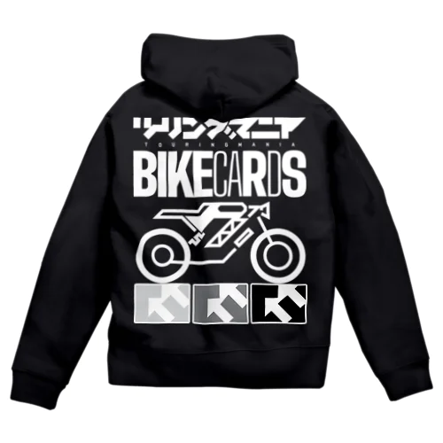 ツーリングマニアBIKECARDS〈バイカーズ〉 Zip Hoodie