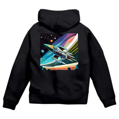 宇宙風 Zip Hoodie