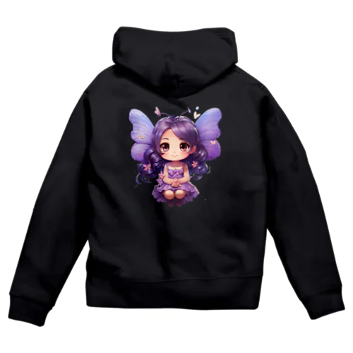 パープリーナ Zip Hoodie