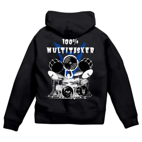 100 percent Multitasker Zip Hoodie