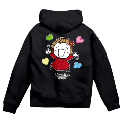 ハート（色変更可能） Zip Hoodie