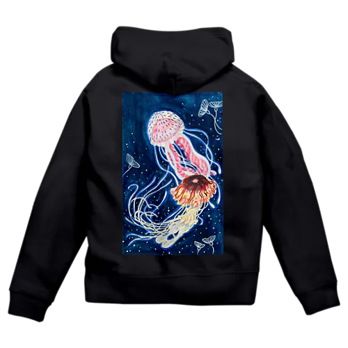 海月のワルツ Zip Hoodie