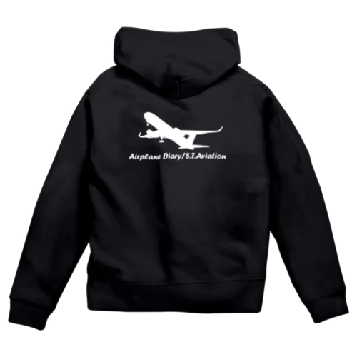 S.T.Aviation ジップパーカー