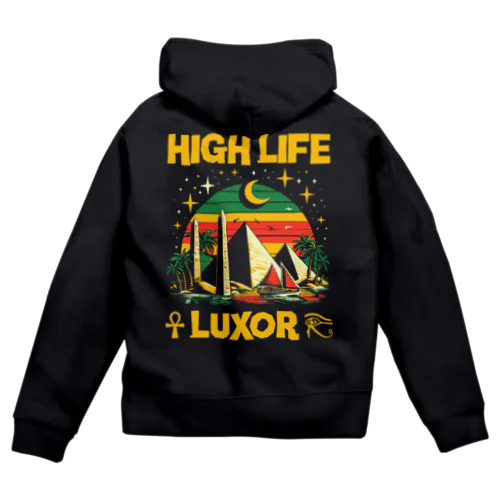 HIGH LIFE LUXOR ピラミッド シリーズ ジップパーカー