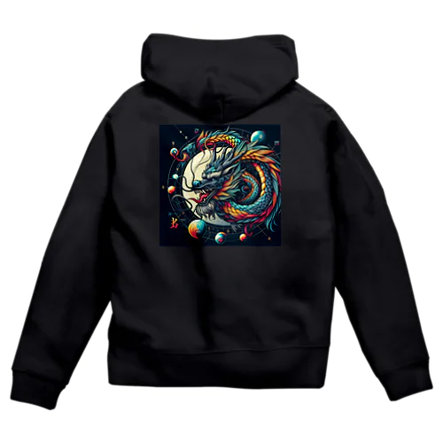 サークルドラゴン１ Zip Hoodie