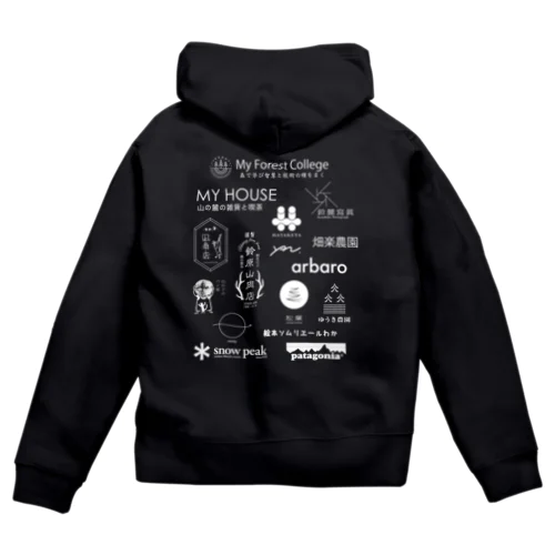 2025 My Forest College公式wear Zip Hoodie