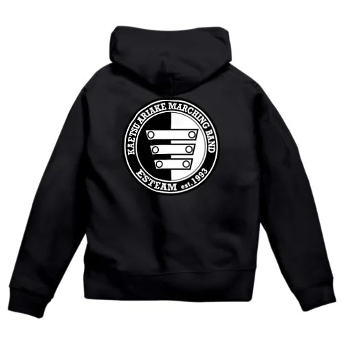 シンプルロゴアイテム丸 Zip Hoodie