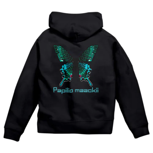 ミヤマカラスアゲハ Zip Hoodie