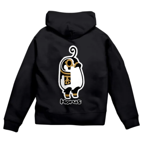 とーとつにエジプト神　ホルス Zip Hoodie