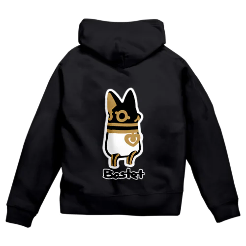 とーとつにエジプト神　バステト Zip Hoodie