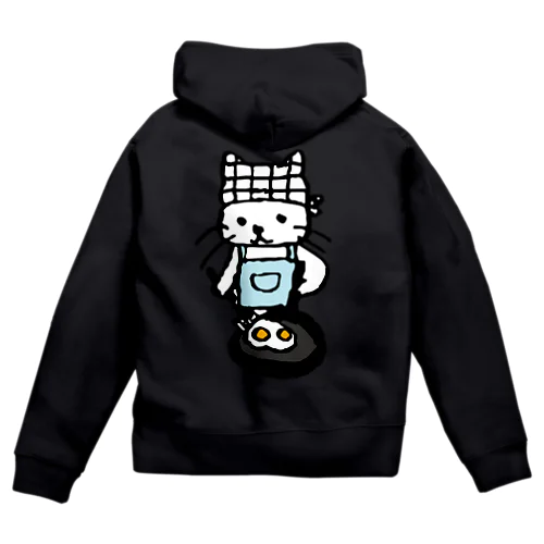 めだまやきやくねこ Zip Hoodie