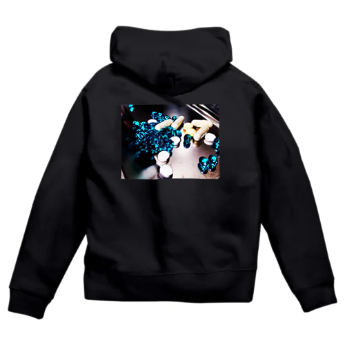 電脳チャイナパトロール Zip Hoodie