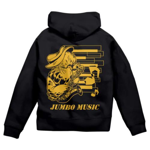 Jumbomusic ジップパーカー