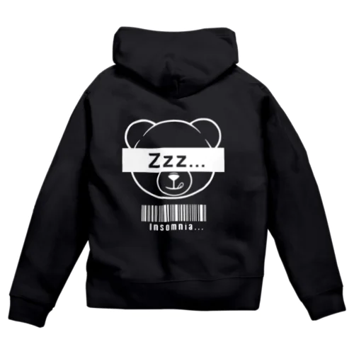 Xxx bear Zip Hoodie