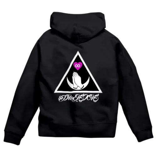 8DIMENSIONS Logo hoodie ジップパーカー