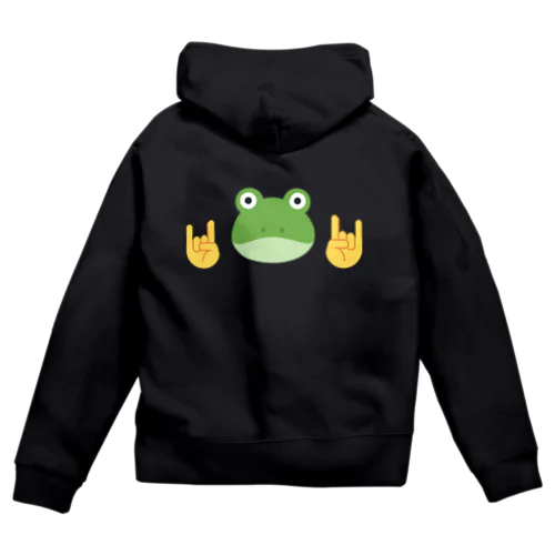 🤘🐸 ジップパーカー