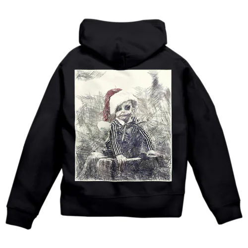 A boy who predicts death Zip Hoodie