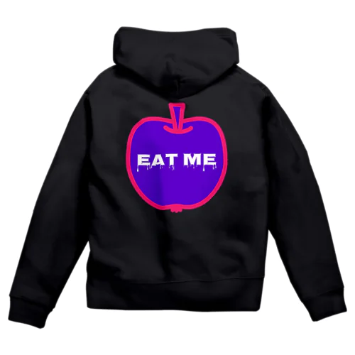 EAT ME apple ジップパーカー