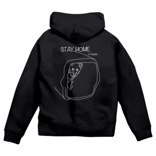 STAY HOME - KUROSHIBA Zip Hoodie