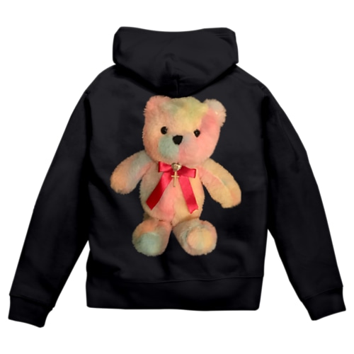 Dreamy Teddy クリア Zip Hoodie