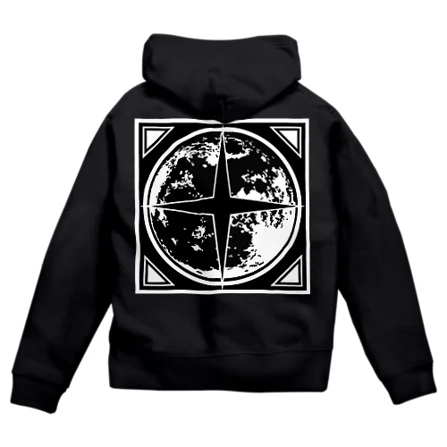 shiitake moon Zip Hoodie