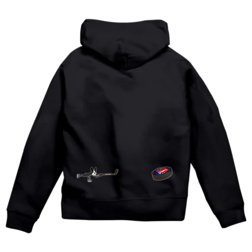 ボストンテリア アイスホッケー シュートマシーン Zip Hoodie