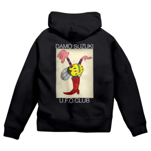 ダモ鈴木(ex.CAN) x U.F.O.CLUBオリジナルジップパーカー Zip Hoodie