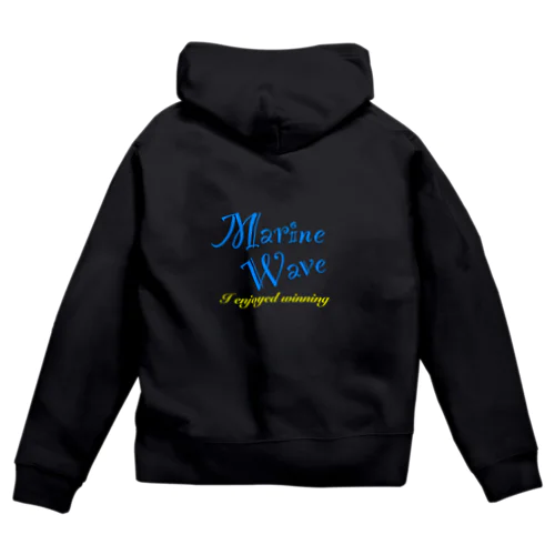 Marine☆Wave(4カラー) Zip Hoodie