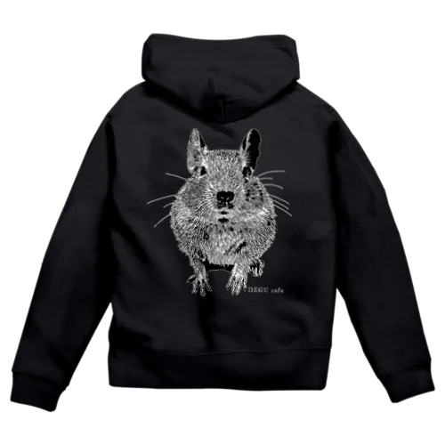 DEGU cafe Zip Hoodie