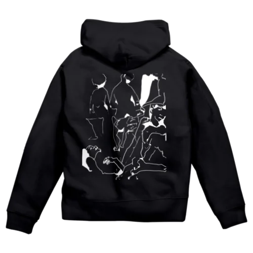 In front of Guernica  Zip Hoodie