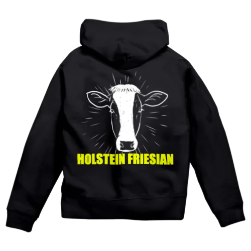 HOLSTEIN FRIESIAN  Zip Hoodie