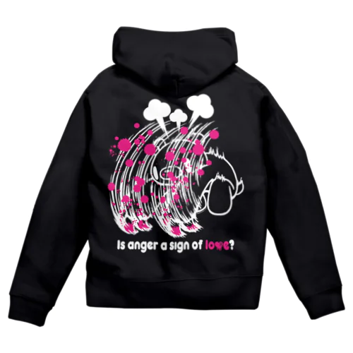 【各20点限定】いたずらぐまのグル〜ミ〜(＃26/pink) Zip Hoodie