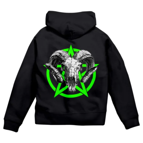 DEVILISH HEAD Zip Hoodie