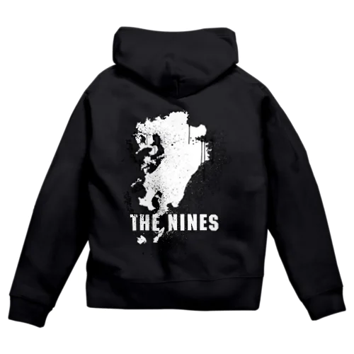 NINES(復刻)_BLACK Zip Hoodie