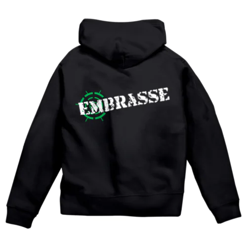 Embrasse.ロゴ ジップパーカー