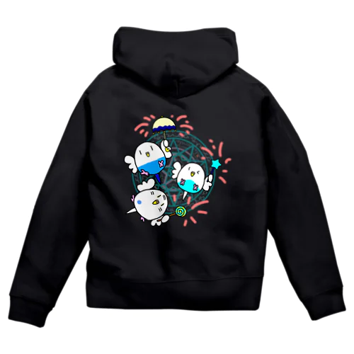 魔法幼鳥ハルクイン三姉妹 Zip Hoodie