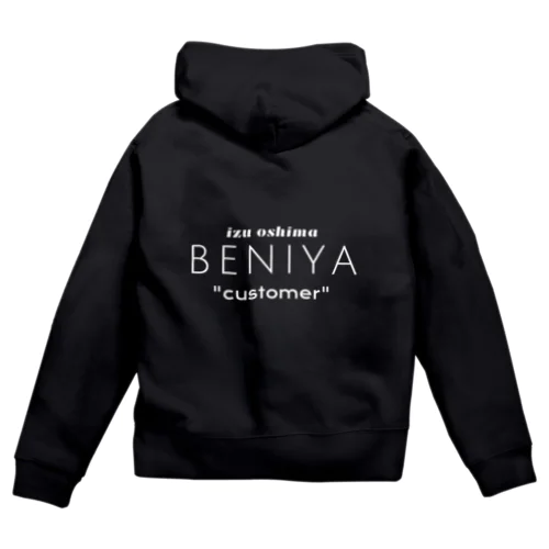 beniya fashion item ジップパーカー