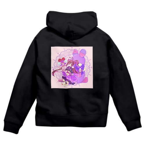 やみかわぷりんちゃん2 Zip Hoodie