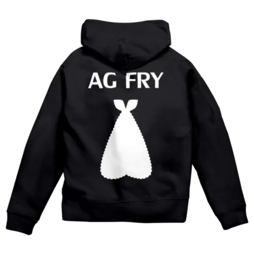 AG FRY（白） Zip Hoodie