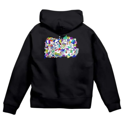 みんなのあたまのなかのうみ Zip Hoodie