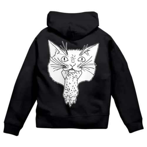 オエーキャット Zip Hoodie