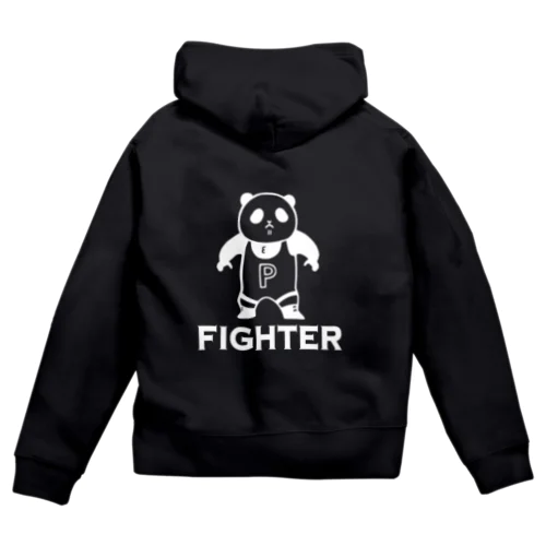 パンダプロレス ファイター Zip Hoodie