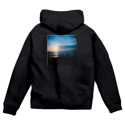 エモ写ロゴなし Zip Hoodie