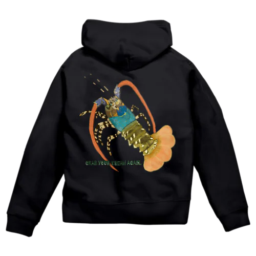 Big shrimp Zip Hoodie