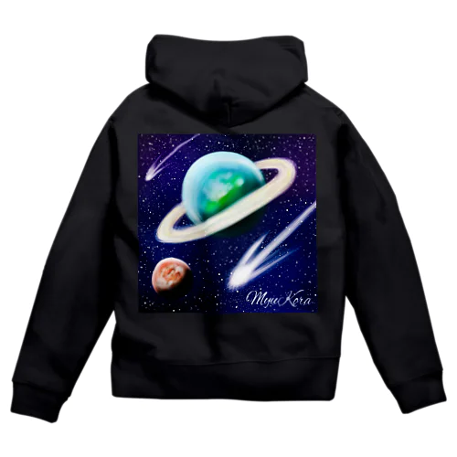 宇宙のどこか Zip Hoodie