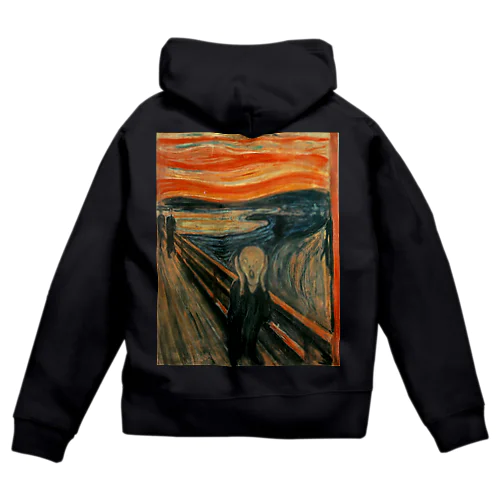 The Scream ジップパーカー