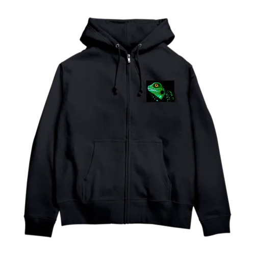 グリーンイグアナ Zip Hoodie