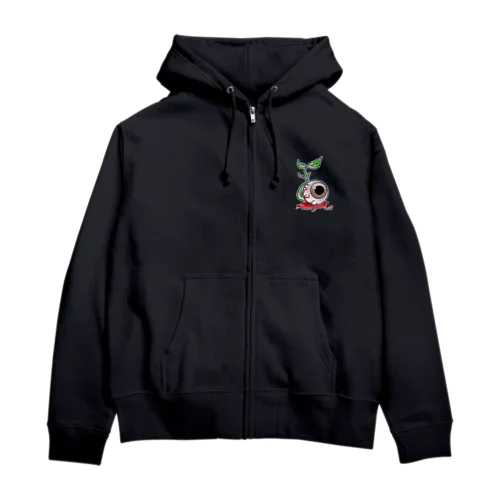 目から芽 Zip Hoodie