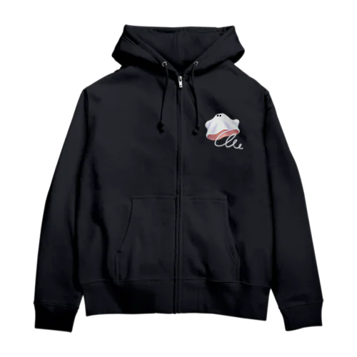 ほつれるゴーストB Zip Hoodie